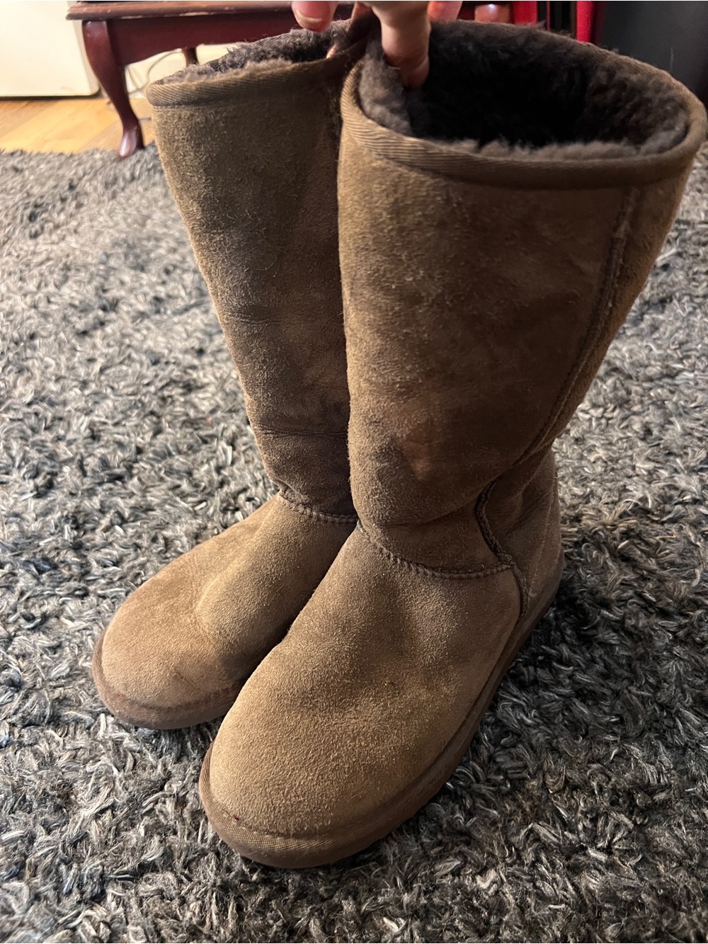 Tall brown Uggs